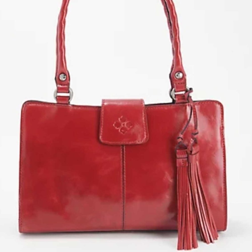 NWOT PATRICIA NASH OIL WAXED NAPPA LEATHER RIENZO SATCHEL